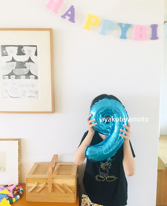 お誕生日飾り付け