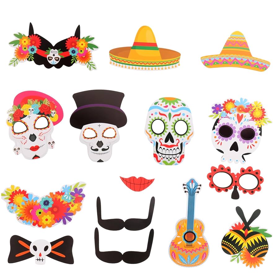 10個入 メキシコ風アクリルスカルオーナメント ハロウィン 装飾 パーティ - メルカリ