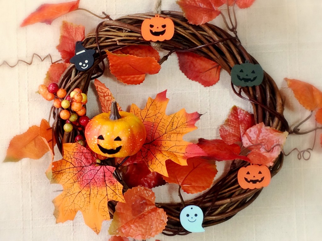 100均材料でハロウィンリースの作り方シンプル～クモの巣ver. – Monosiri