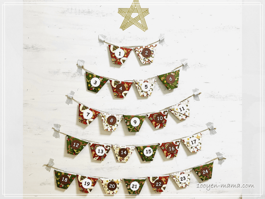 手作りアドベント・カレンダーの作り方 手順10その他アート・写真 アトリエハンドメイドレシピ 作り方 と手作り情報サイト