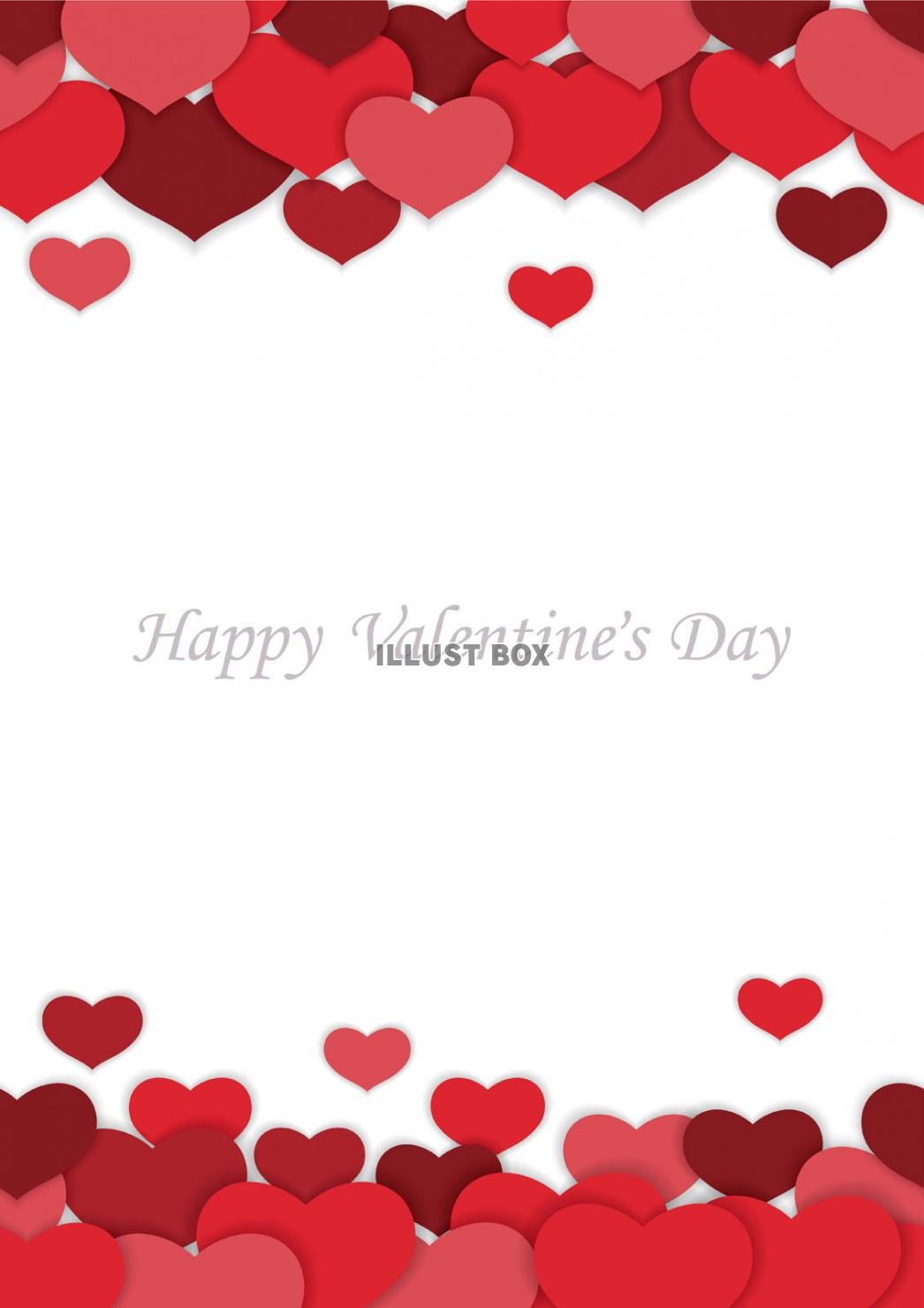 バレンタインデーのピンクの縦の背景Premium写真