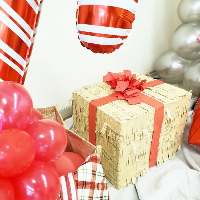 子供のお誕生日パーティーに 子供が喜ぶ♪簡単楽しい紙袋ピニャータの作り方 中からお菓子が！割って楽しむ簡単くす玉の簡単な作り方