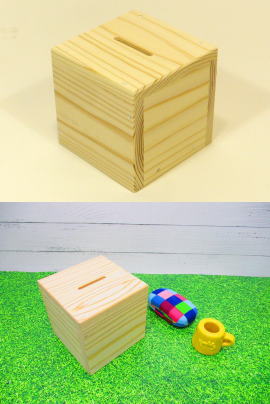 ２種類セット 「カプセルガチャ貯金箱・メダルゲーム」のダンボール工作キットちいくじ工作ショップ