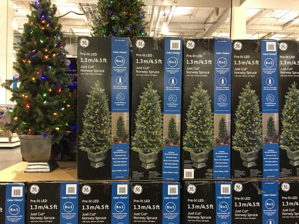 白樺ツリー クリスマスツリー コストコ ホワイト 220㎝