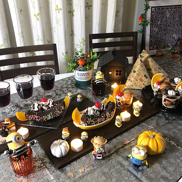 今年もぜ～んぶ100円！セリアでハロウィンテーブルコーディネート！！サンキュ