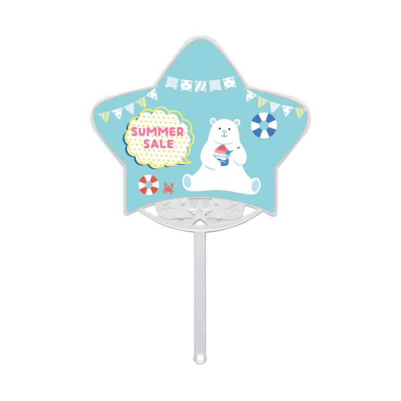 ディズニーオールスター星型光るうちわ 12個入り1.縁日グッズ,光り物,うちわイベントグッズ☆スマイル館 スマホ対応