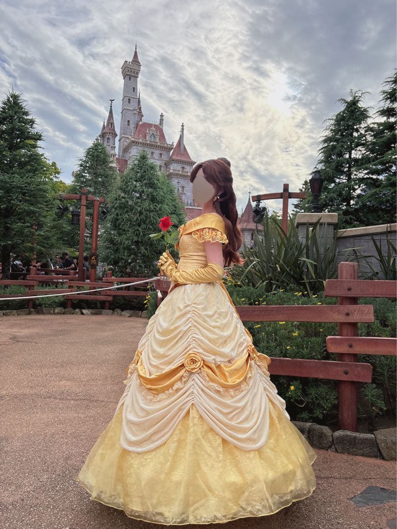 コスプレ 仮装 衣装 ハロウィン コスチューム ディズニープリンセス 美女と野獣 パーティーグッズ ベル ブルードレス 大人用 M ディズニー美女と野獣 ベル 仮装衣装 大人用 ディズニー 美女と野獣 町娘 ベル