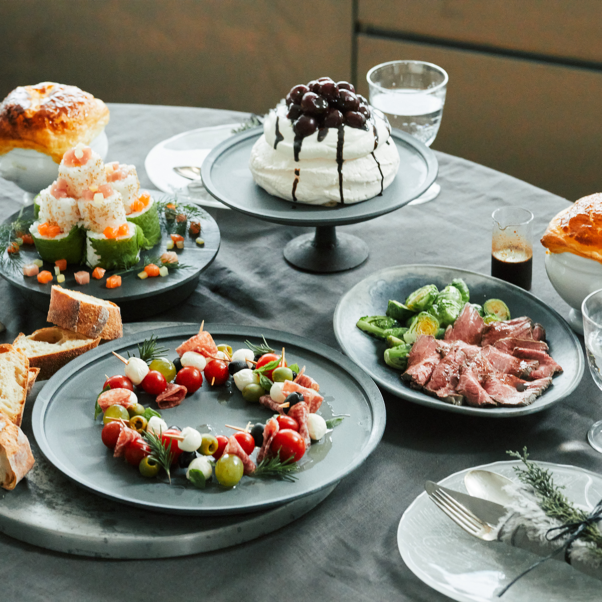 平日５日間の晩ごはん＃２０ クリスマスごはん＠栗原はるみさんレシピ 料理動画 時短 献立 共働き主婦 忙しくても一汁三菜ごはん ママレシピ食堂