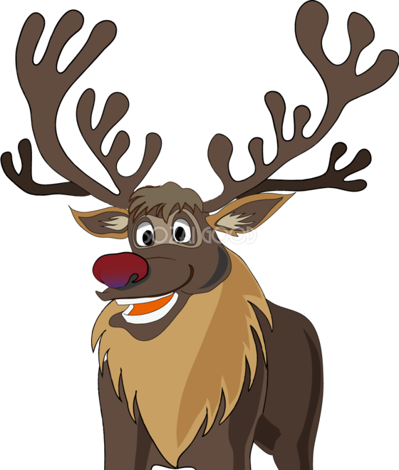 クリスマス動物サンタイラスト トナカイ01のイラスト素材FYI07422732ストックフォトの QleanMarket キュリンマーケット
