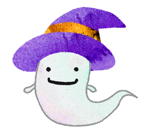 ハロウィンのおばけ イラストセット 白黒シルエット225841657- イメージマート