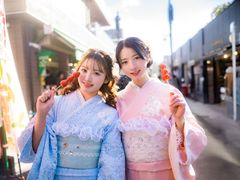 浴衣レンタル・男性浴衣・最新人気浴衣 天神祭り 淀川花火大会帯 結び 着付 レンタル着物・別嬪