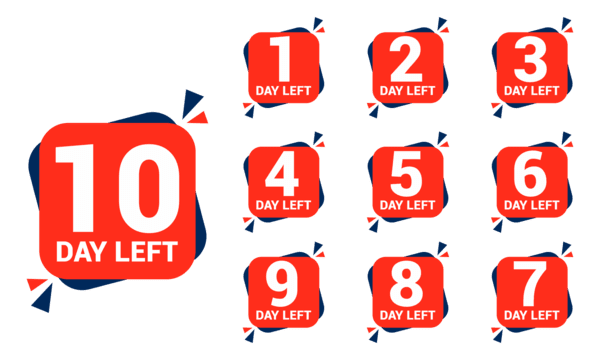 カウントダウン 素材 60秒TikTok