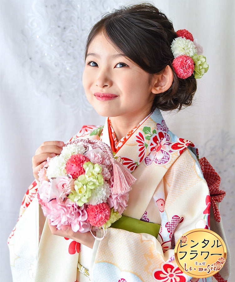 七五三お参り用着物レンタル - ハピリィフォトスタジオ