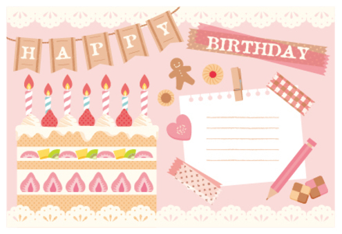 バースデー 0055 - バースデー - グリーティングカード - カード - Canon Creative Park