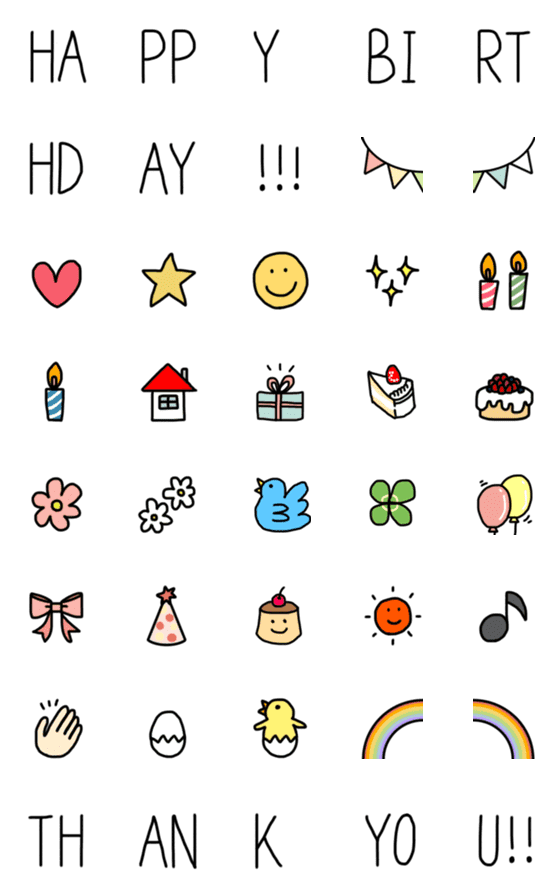 コピペ可☆誕生日の顔文字・特殊文字まとめ♡ pq´∀` ┌iiiiii┐:｡+ﾟKaori Blog