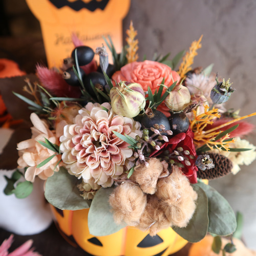 Halloween Arrangement01 ～ハロウィンアレンジメント01～フラワーアレンジメントＫＡＭＯＥ