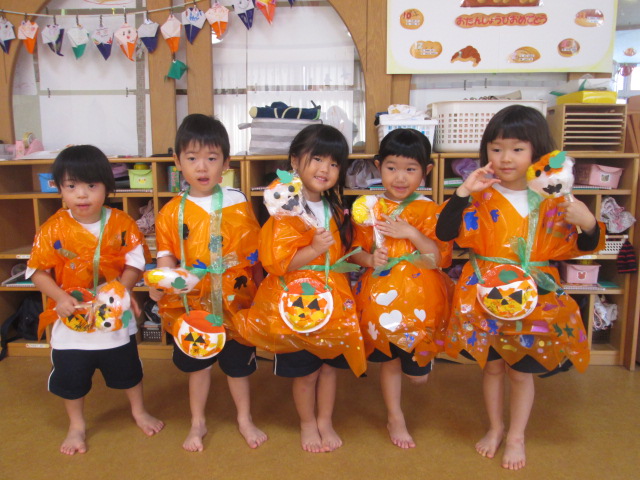 100均の材料でハロウィンの仮装を手作りしました 〜かぼちゃ〜boz' home - 楽天ブログ