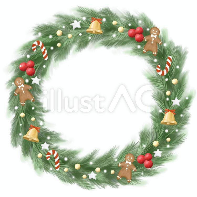 クリスマスリース イラスト リアルのイラスト素材94409725- PIXTA