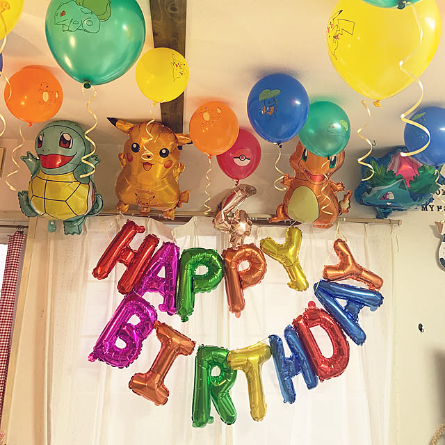 ポケモン 誕生日飾り付けのおしゃれなアレンジ・飾り方のインテリア実例RoomClip ルームクリップ