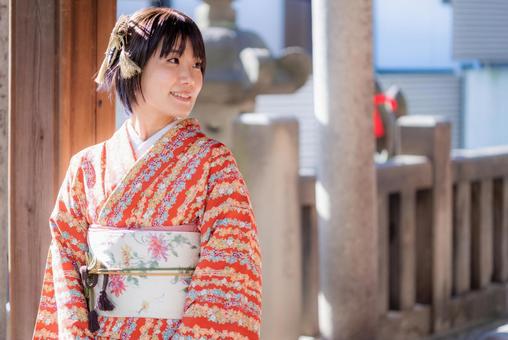 フリー素材 誰でも振袖・袴立ち絵イラスト お正月向け– うさねこメモリ