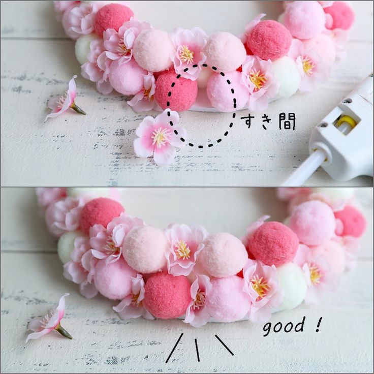 クリスマスに毛糸のポンポンリースを作ろう！簡単かわいいクリスマスリースの作り方を紹介します!こぐまやのせかい