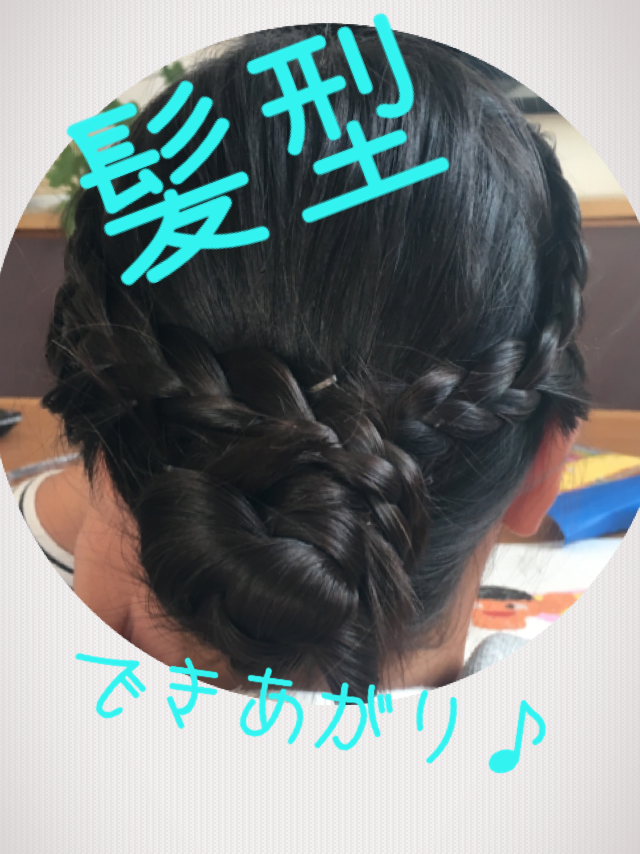 祭りはっぴ 女の子 子ども髪型 編み込みTikTok