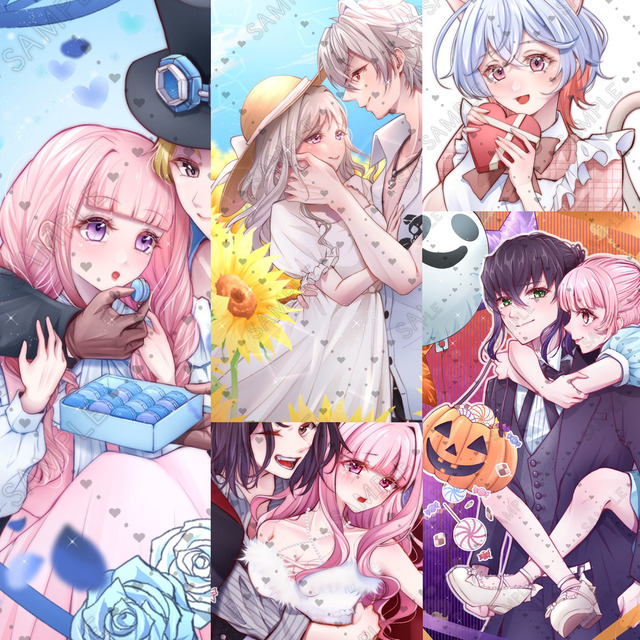 表情変更可☆画像の構図で夢絵を制作します バレンタイン 誕生日 猫の日 量産型夢絵になりますココナラ