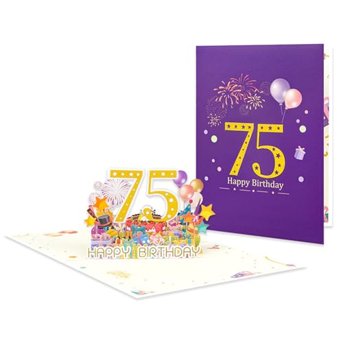 INPHER バースデーカード 花火 ポップアップケーキライトと音楽 ハッピーバースデーギフト 女性、男性、お母様、おばあちゃんへのデコレーション