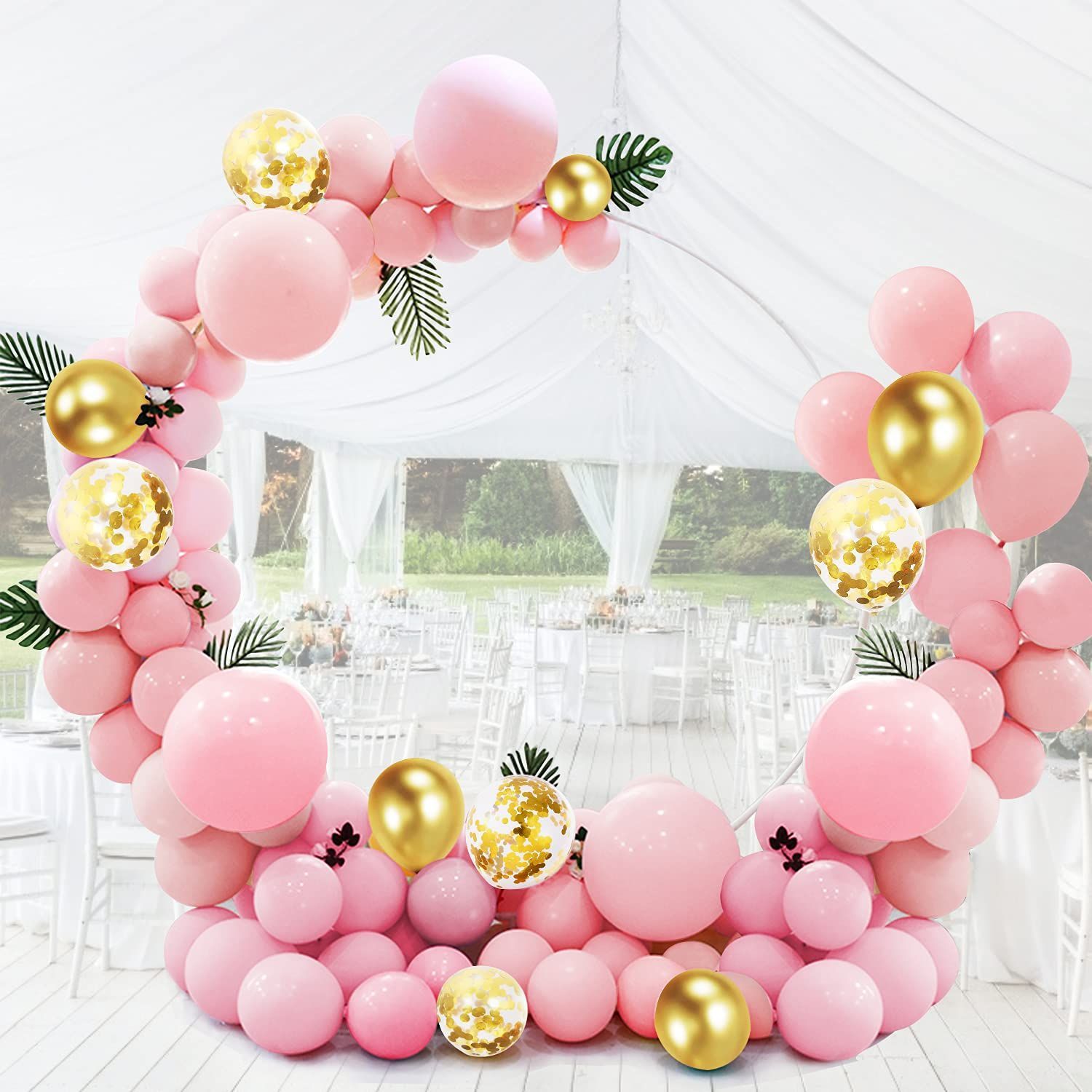 誕生日 飾り付け シルバー バルーン 風船 セット バースデー 飾りセット 大人 女 男 デコレーション 装飾 バルーンスタンド付き deerzon-セカンドセンス - プレゼント＆ギフトのギフトモール