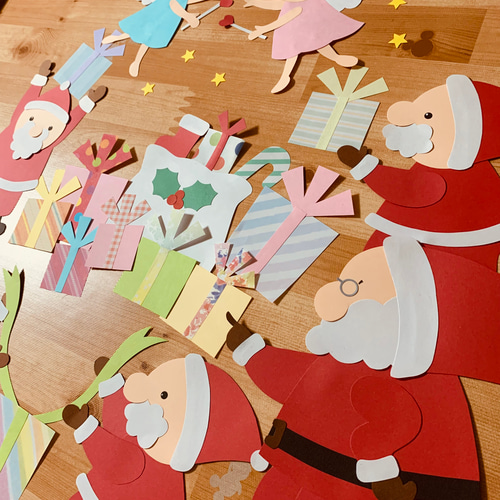 クリスマス」型紙付き図案 切り絵用伊勢型紙専門店おおすぎ