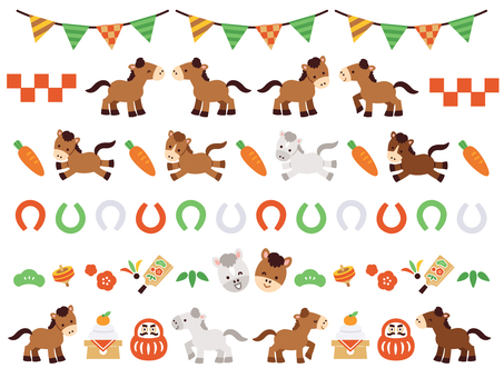 お正月しょうがつかざり - 無料テンプレート公開中 - 楽しもう Office