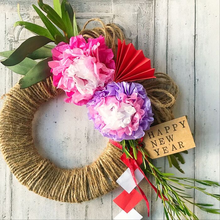 楽天市場 しめ縄 手作りキット しめ縄作り リース お正月飾り しめなわ 工作キット お正月 オリジナル しめ縄飾り 材料セット 子供会ワークショップ : ゴールドスタ