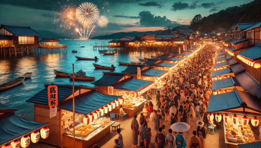 伊根花火 京都府伊根町空花火2025