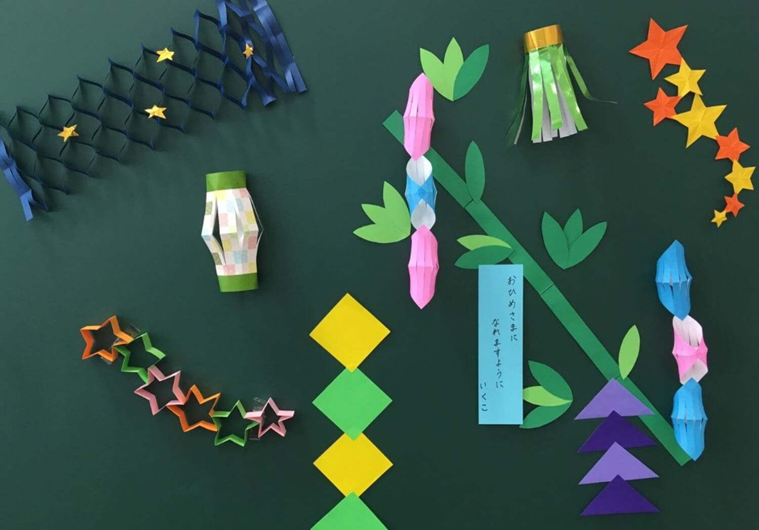 七夕 折り紙のおしゃれなアレンジ・飾り方のインテリア実例RoomClip ルームクリップ