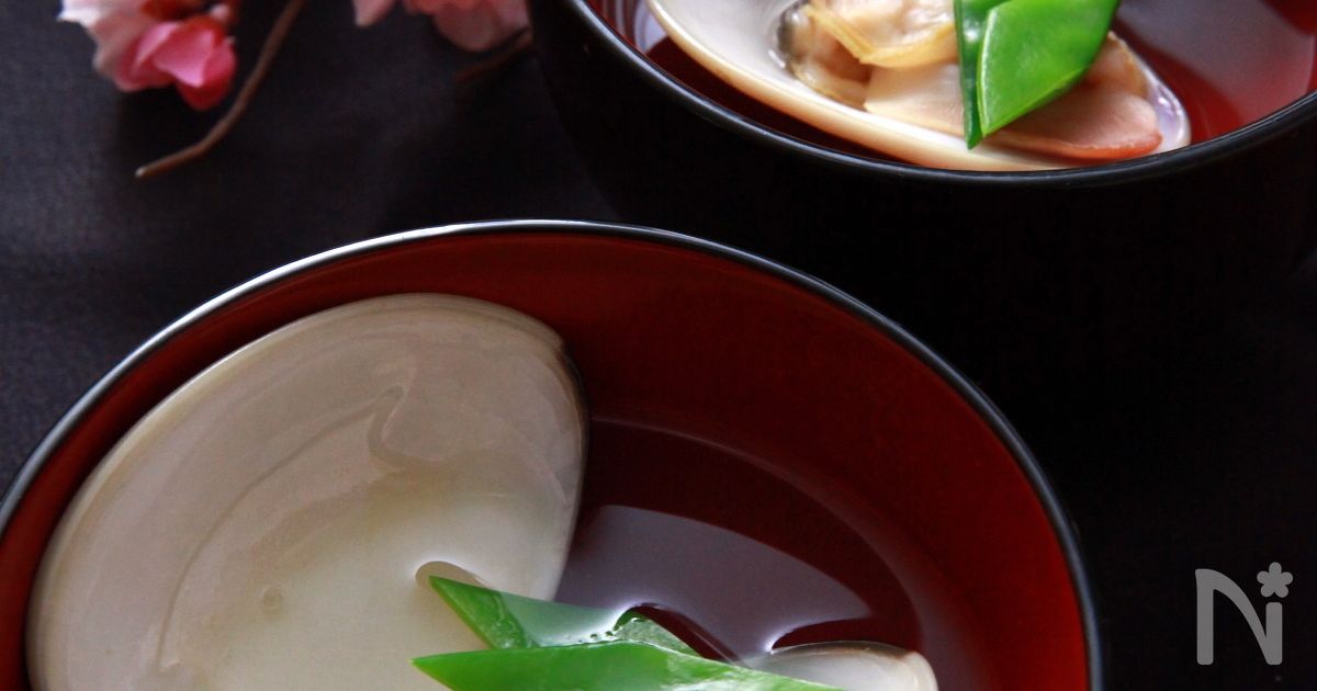 おひなまつり はまぐりのお吸い物 菜の花の写真素材109679456- PIXTA