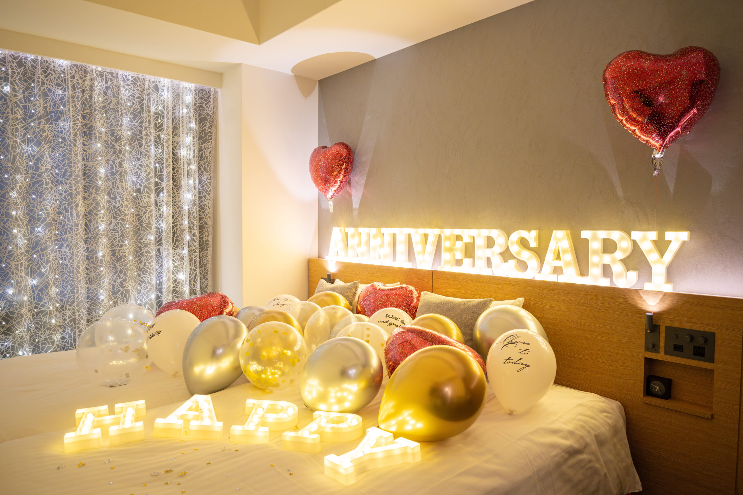 ホテルサプライズ全国対応のバルーン装飾ならORYZAE