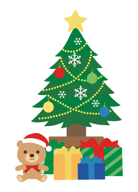 クリスマスに参上、サンタとトナカイの無料イラスト１商用可のイラスト素材集 – フリー素材BEZYBOX