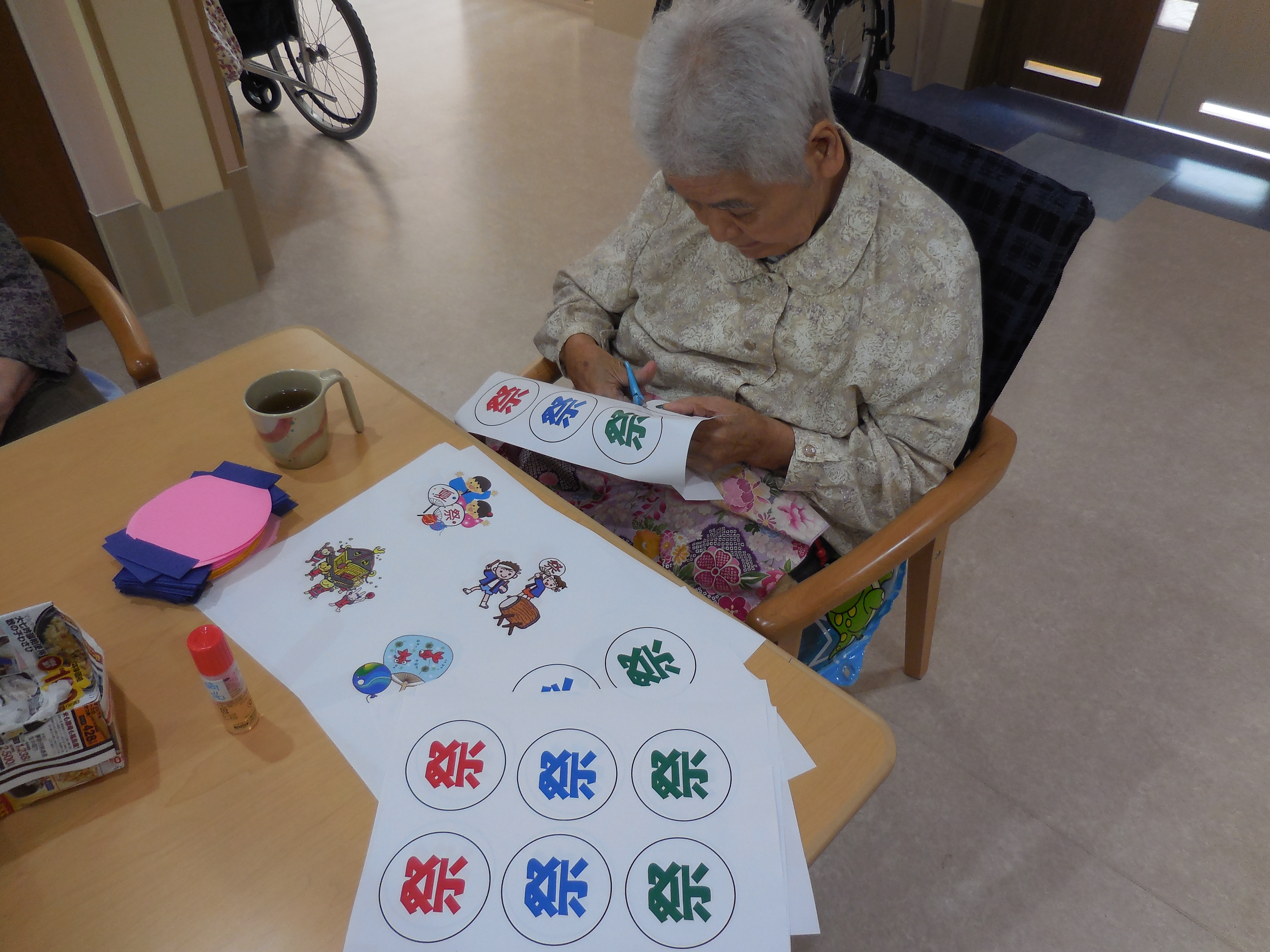 夏と言えばやっぱり祭りですね！！ - 特別養護老人ホーム黒埼の里