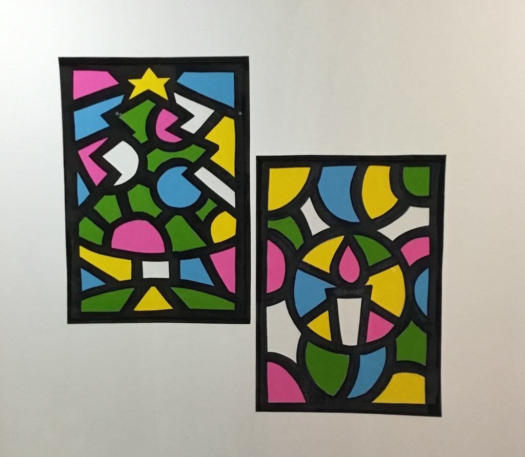 ステンドグラス☆クリスマスツリーの置物 ステンドグラス クリスマスツリー 緑 AMステンドグラス