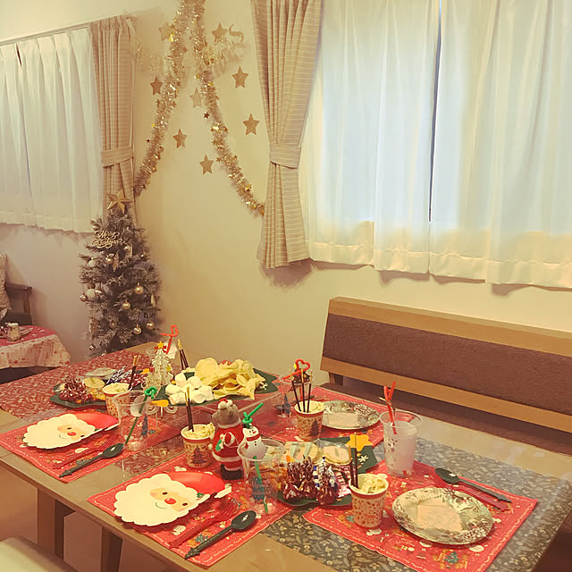 クリスマスツリーの木製ディスプレイの装飾 クリスマスパーティーギフトの家の装飾のため レッド 137x90x35mmの通販 -PandaHall パンダホール