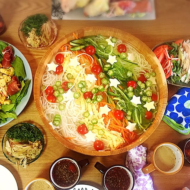 今や七夕にはそうめんが常識！？七夕をオシャレに彩る「七夕そうめん」