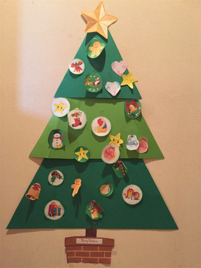 紙で作るボリュームたっぷりクリスマスツリーの作り方見たものクリップ