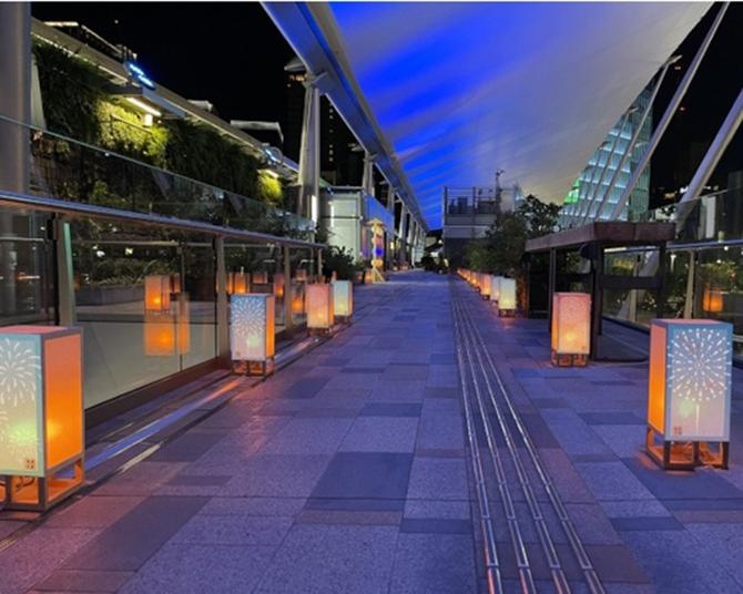 滝の水公園から花火を撮りました ISOGAI花火劇場in名古屋港 2021ぐるぐる名古屋