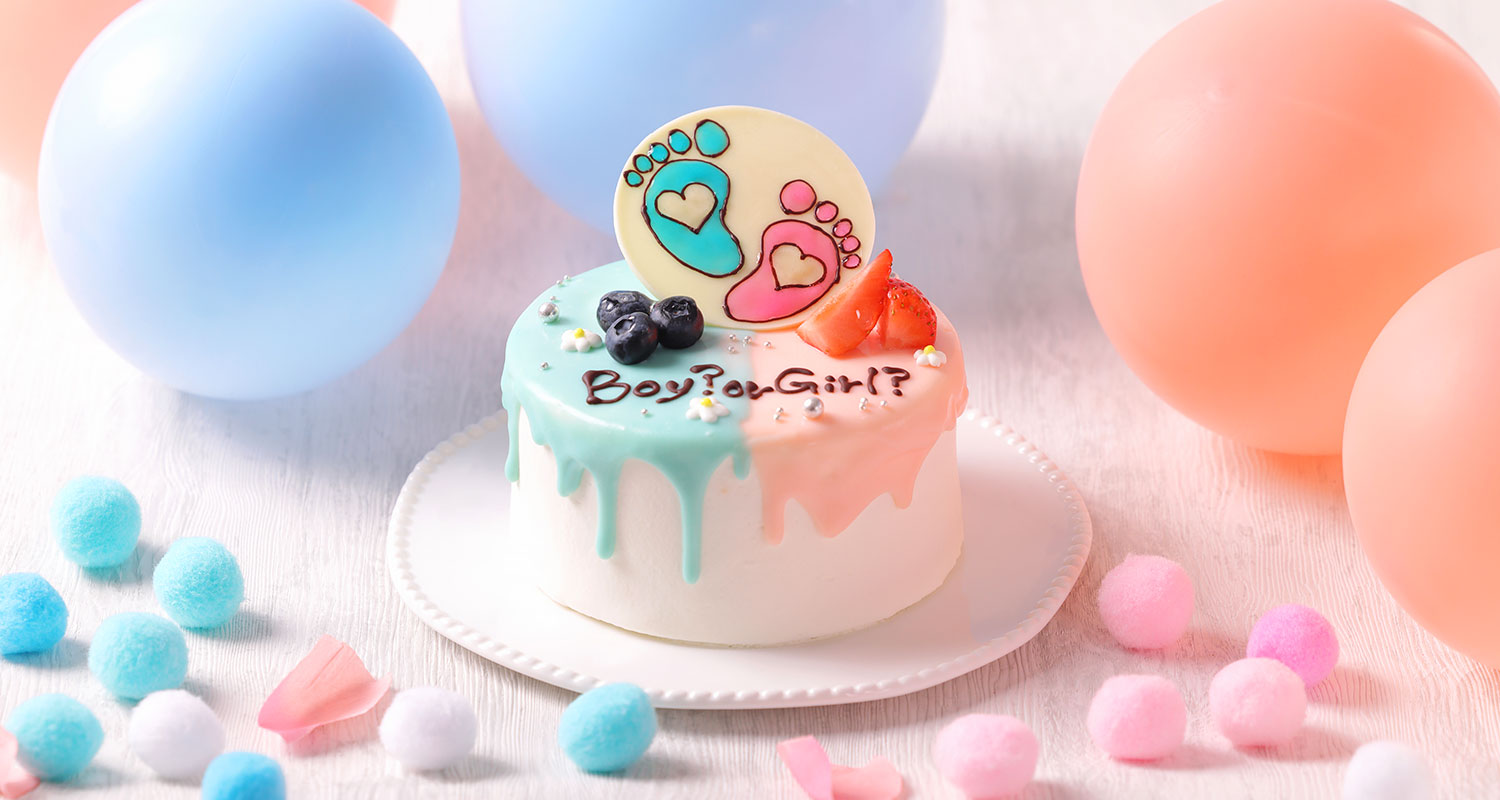 ジェンダーリビールケーキ – 魔法洋菓子店ソルシエ