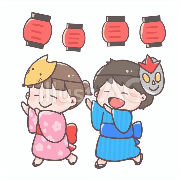 盆踊りイラスト