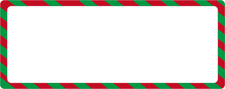 クリスマス・靴下とツリーのフレーム飾り枠イラスト無料イラスト かわいいフリー素材集 フレームぽけっと