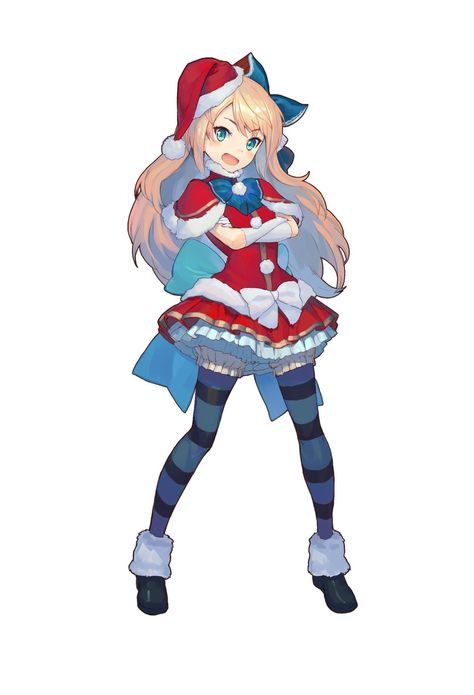 フリー素材 ポンチョサンタさん衣装🎅 クリスマスアイテム- 煎じぃ茶-online shop- - BOOTH