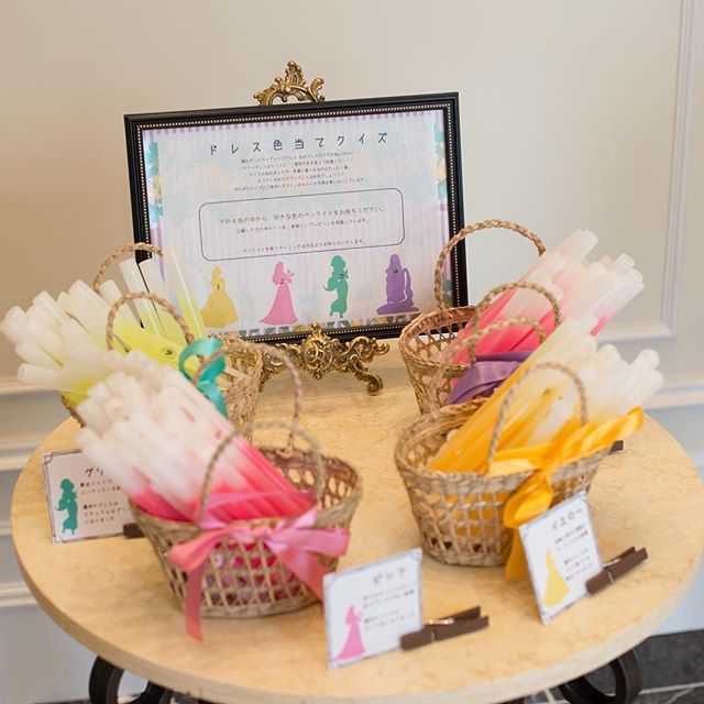 サイリウム入れセット ドレス色当て 結婚式 ペンライト ウェルカムスペース