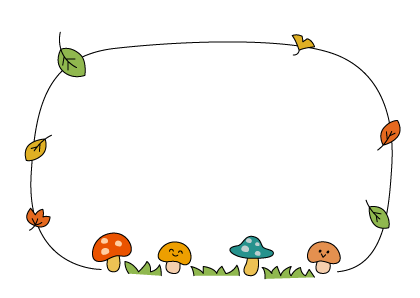 夏の素材・お盆の飾りのフレーム 青無料イラスト素材素材ラボ