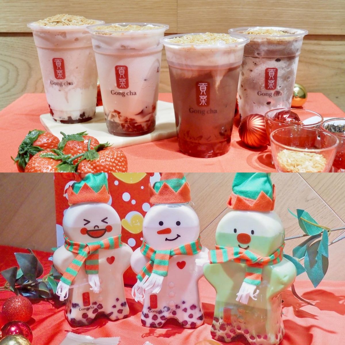 新作 クリスマスの主役にして。「あまおう®︎ノエル トルテ」ゴンチャ ジャパン